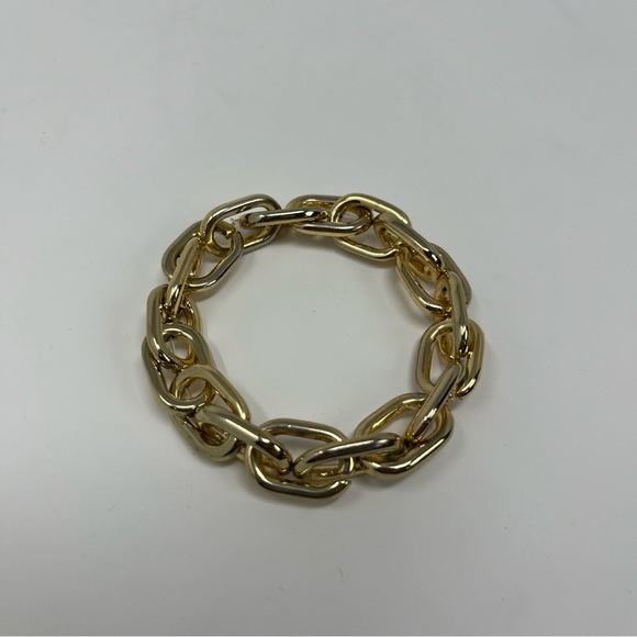 EXPRESS GOLD CHAIN STRETCH STATEMENT BRACELET - Picture 5 of 13